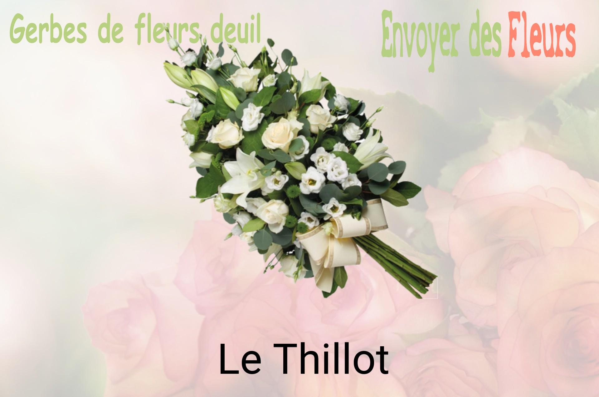 Gerbe de fleurs de deuil livrée à Le Thillot